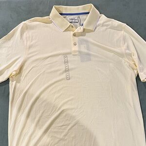 Walter Hagen P11 Final Round Polo Pale Yellow Heather